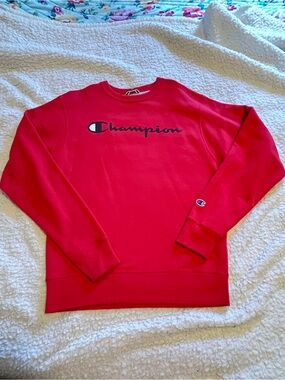 Soft  Red Champion Sweatshirt